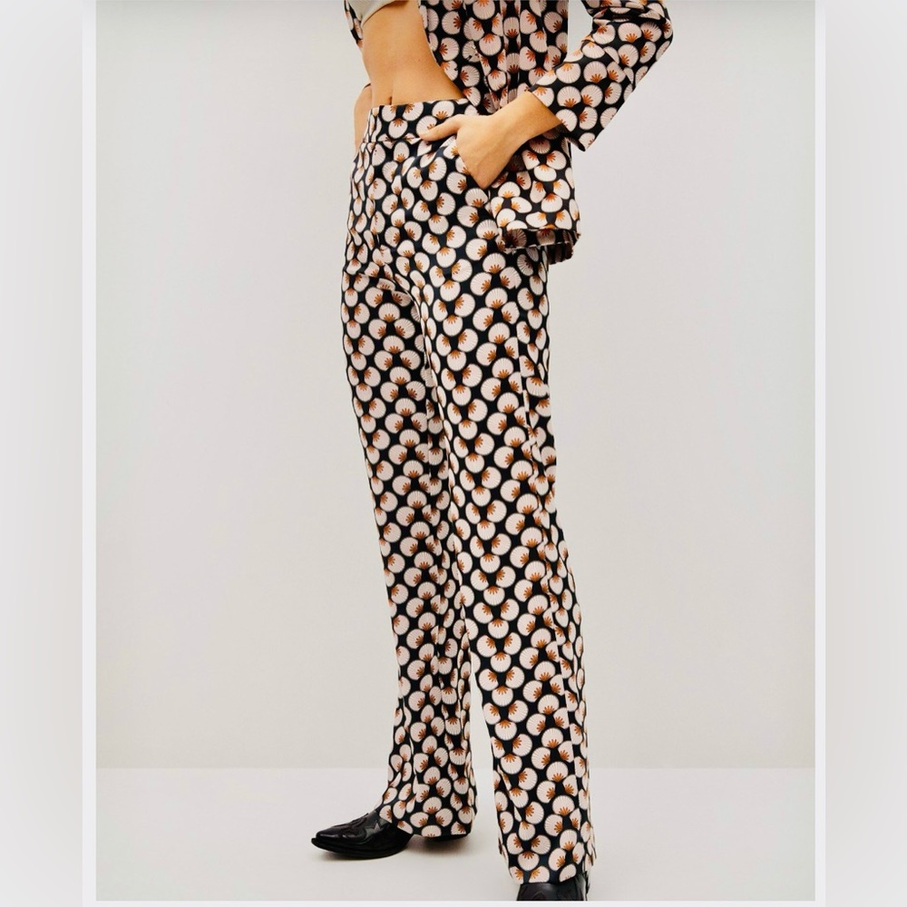 Mango Printed Trousers And Matching Double Breast… - image 6